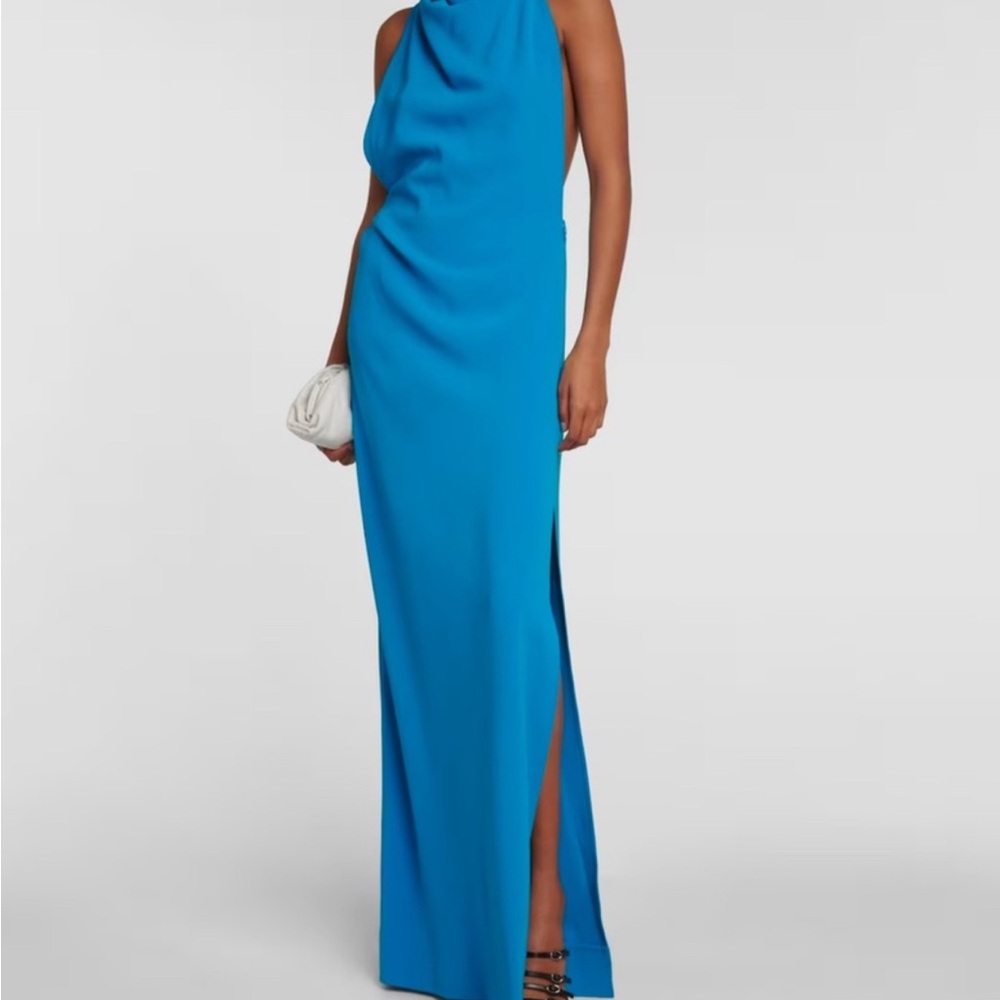 Proenza Schouler - Faye Backless Twist Back Maxi Dress - Cobalt Blue